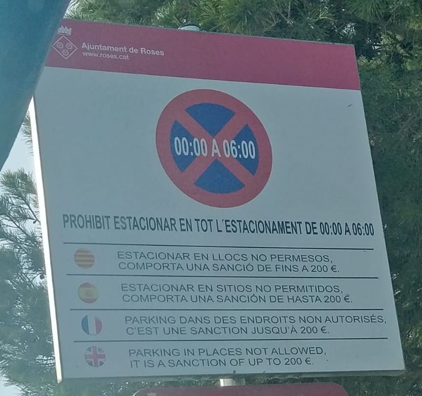 Aparcament Cala Montjoi