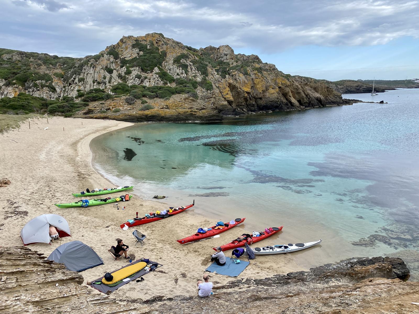 Caleta de Tramuntana de s'Illa d'en Colom