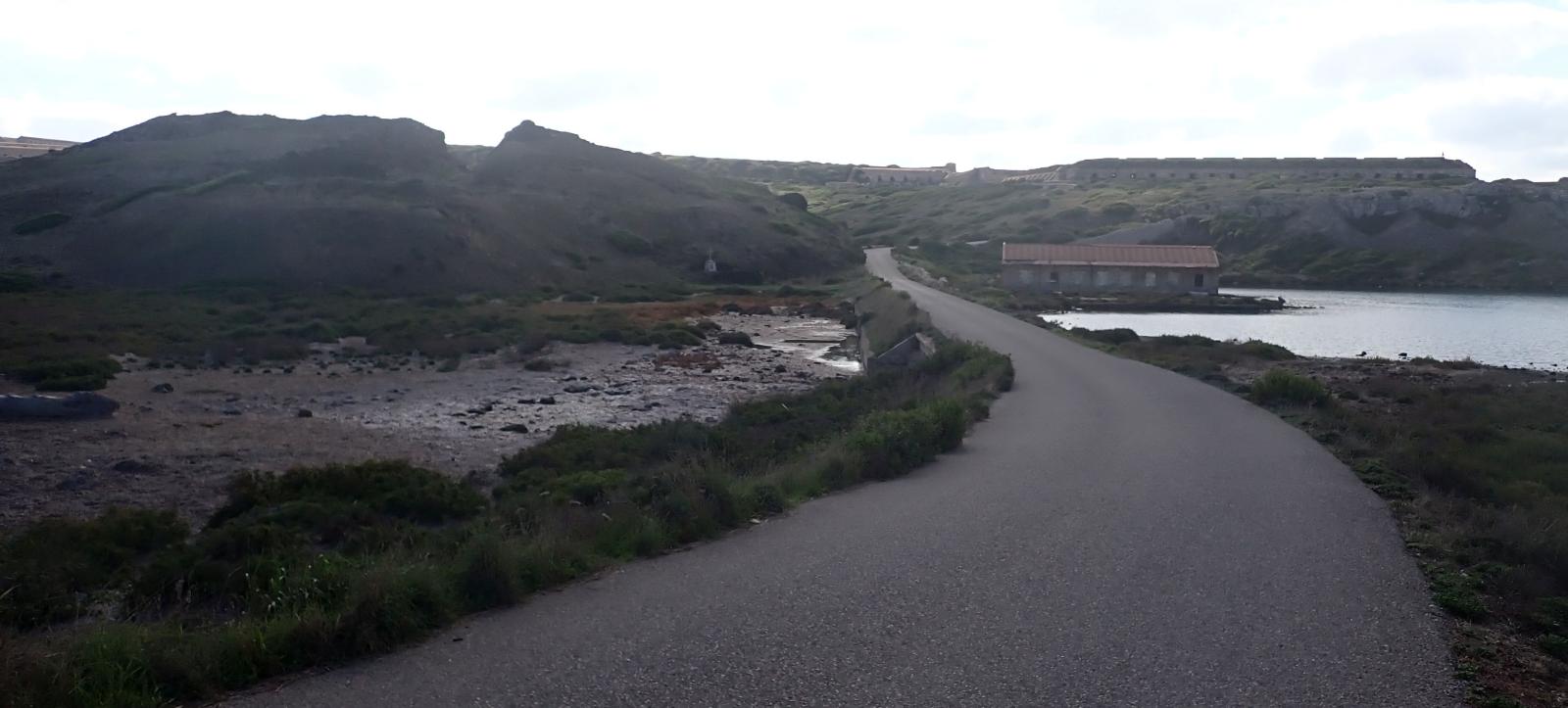 Estret, 80 m porteig